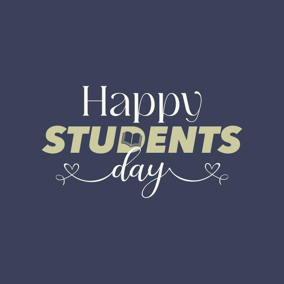 World students' day, october 15. Vector template for banner, greeting card, poster of world students day. Vector illustration.