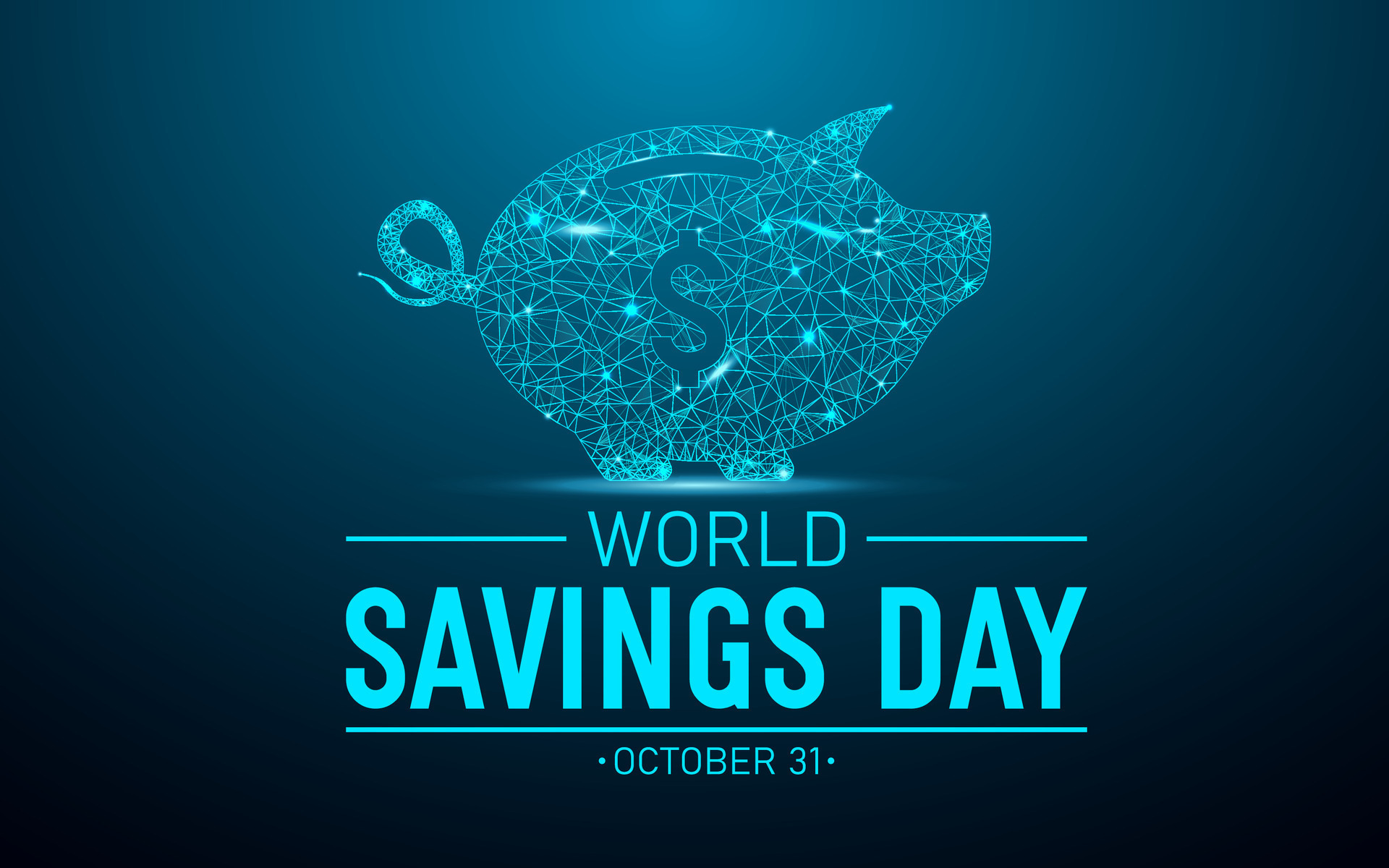 World Savings Day, October 31. Vector Illustration On The Theme Of