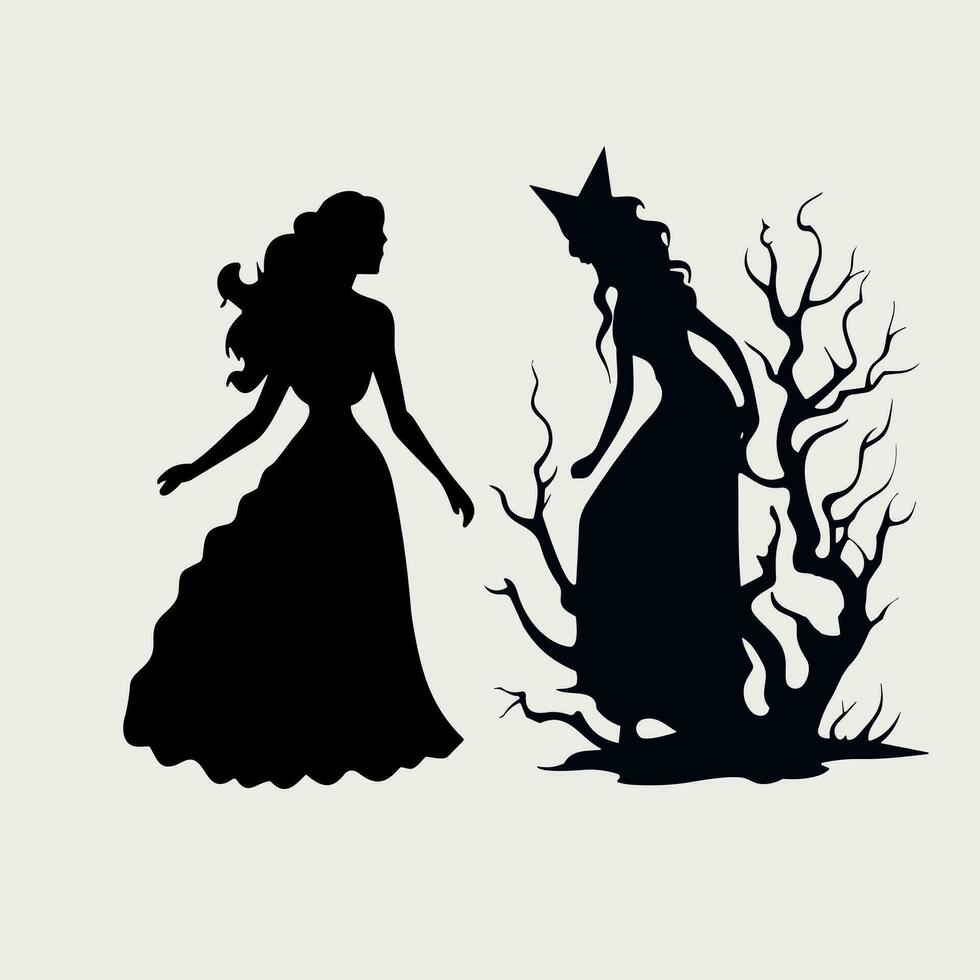 Vector Halloween vector art ghostly figure.