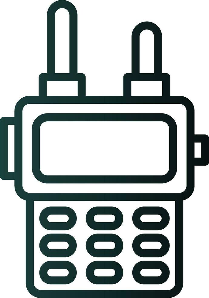 Walkie talkie Vector Icon Design