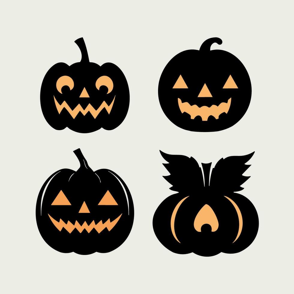 Vector vector hand drawn pumpkin.