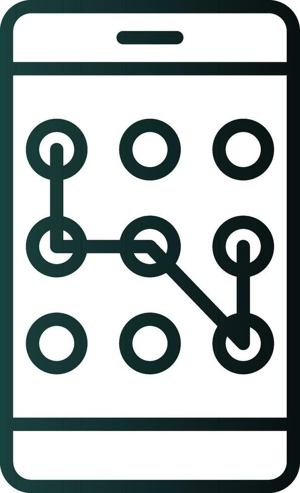 Phone lock Vector Icon Design