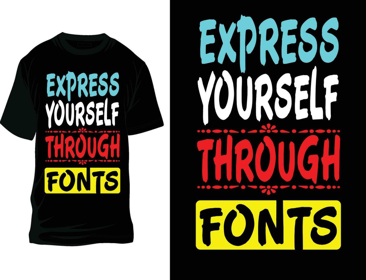 typography vintage t shirt design vector