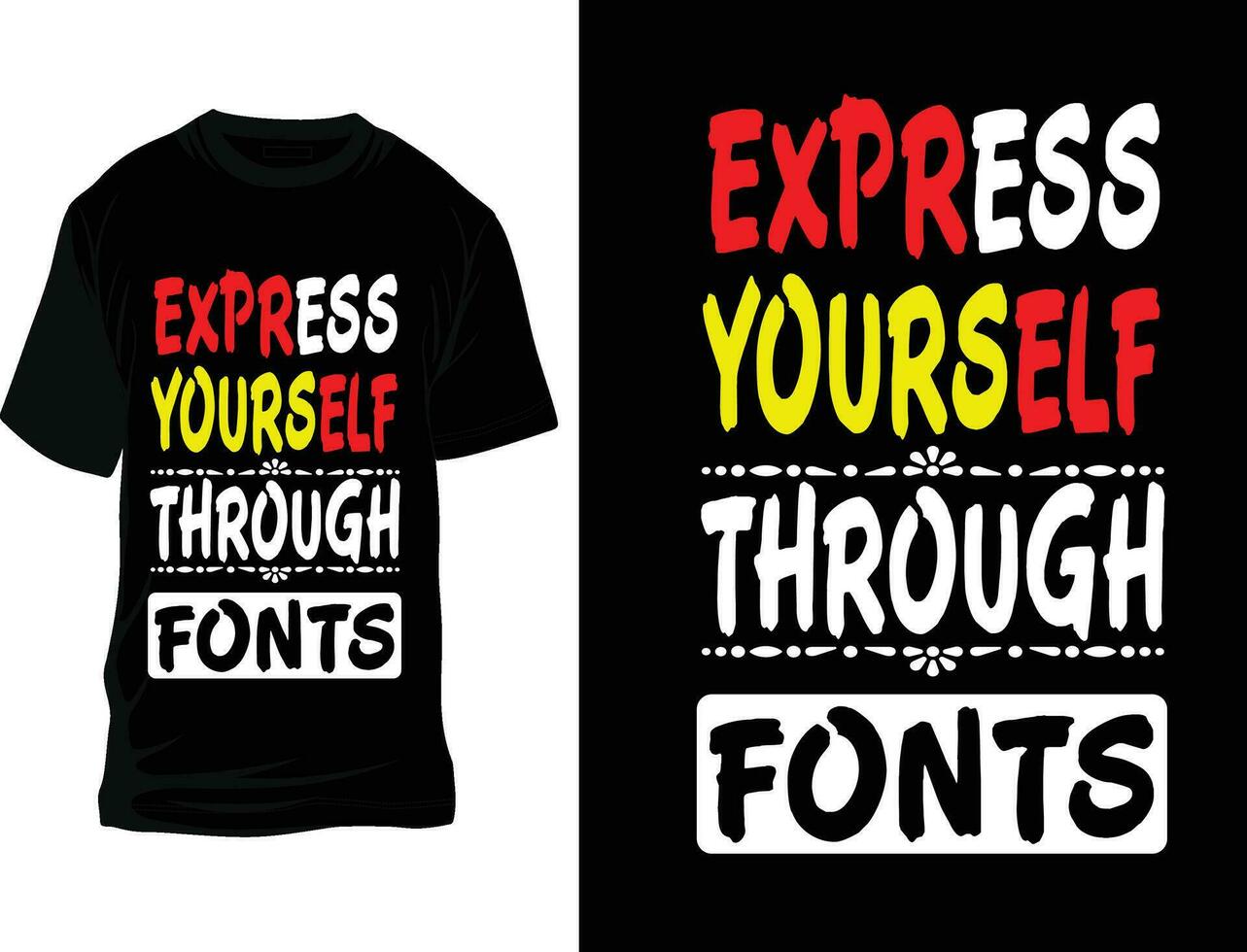 typography vintage t shirt design vector
