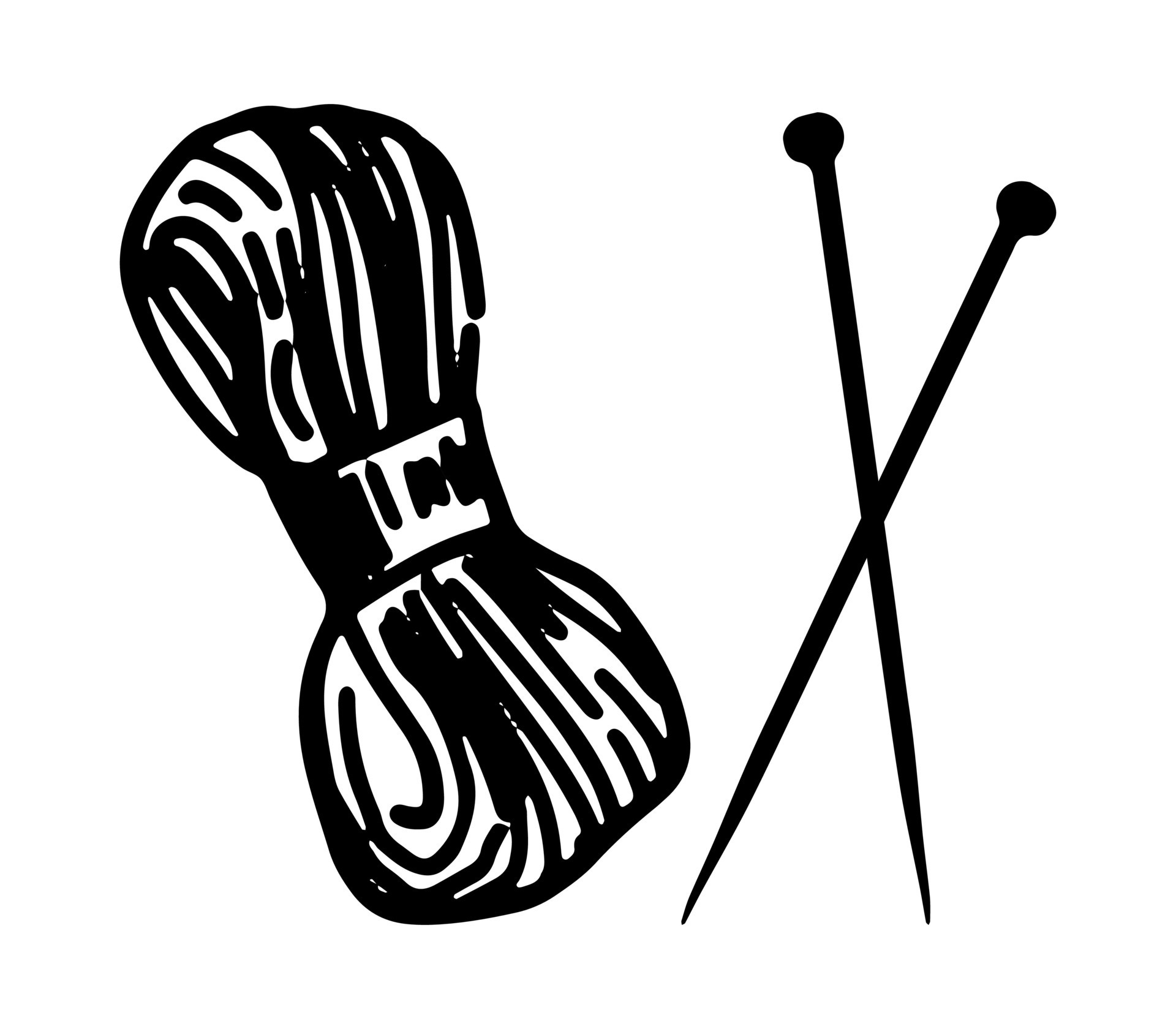 Knitting Needle Clip Art