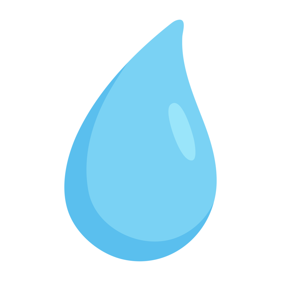 l'eau laissez tomber élément isométrique icône. png