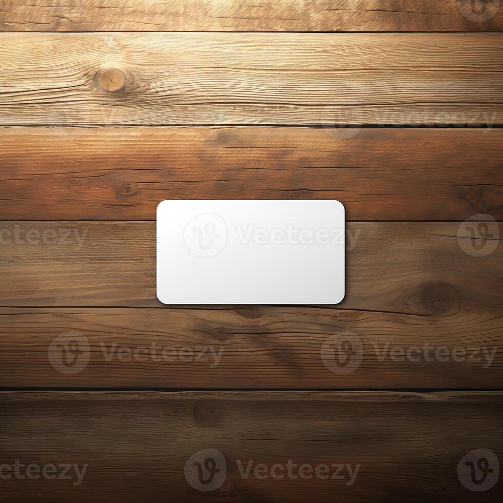 blank business white rounded card photo