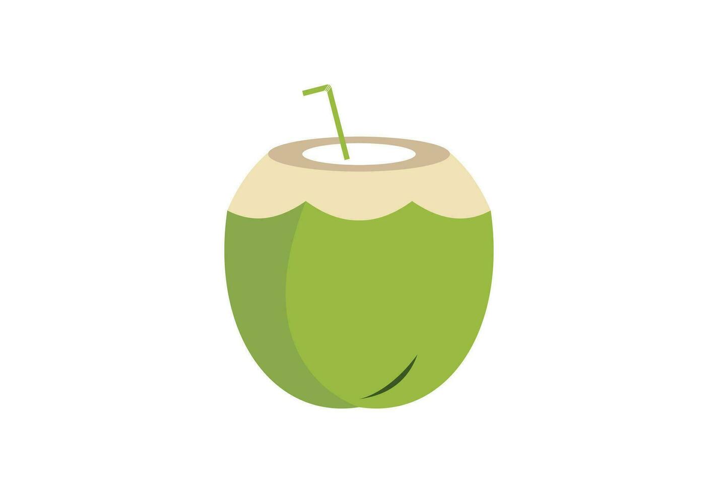 Modern tropical coconut logo design, Vector design template