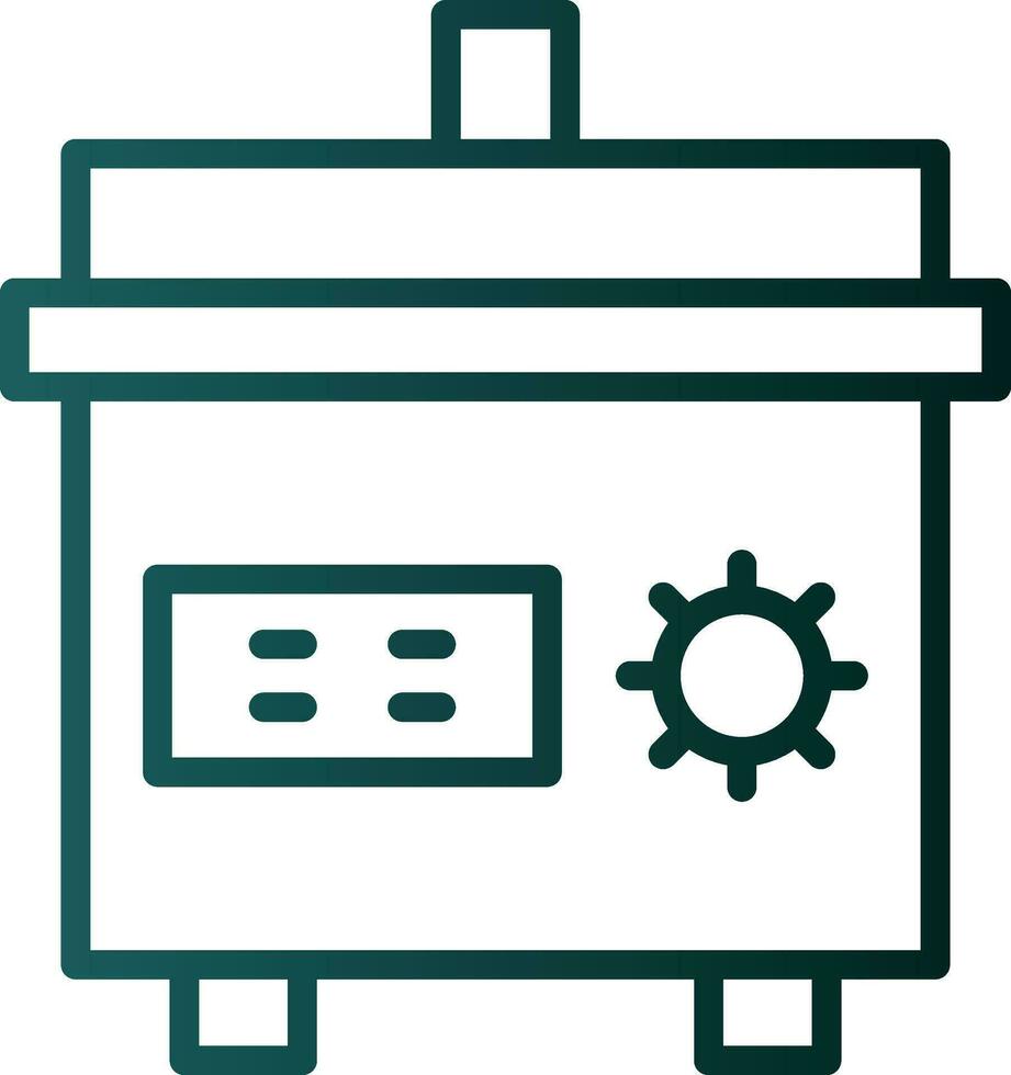 Slow cooker Vector Icon Design
