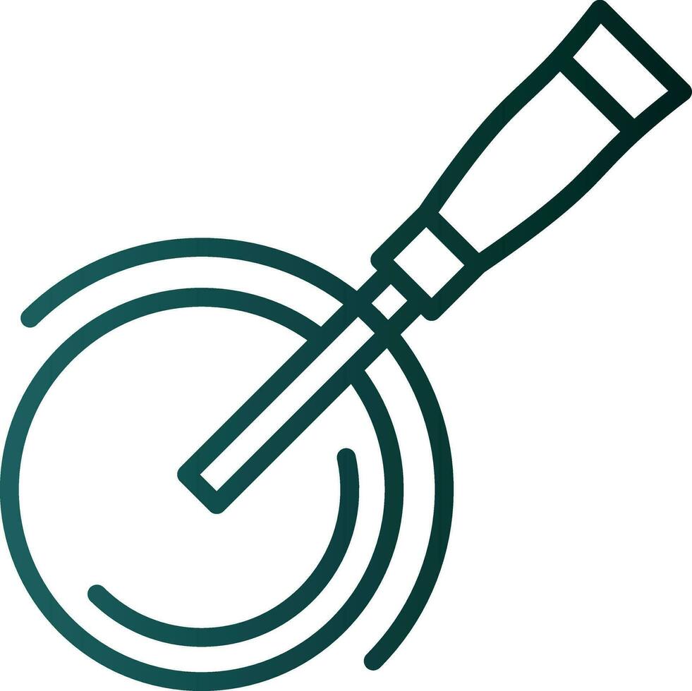Pizza cutter Vector Icon Design