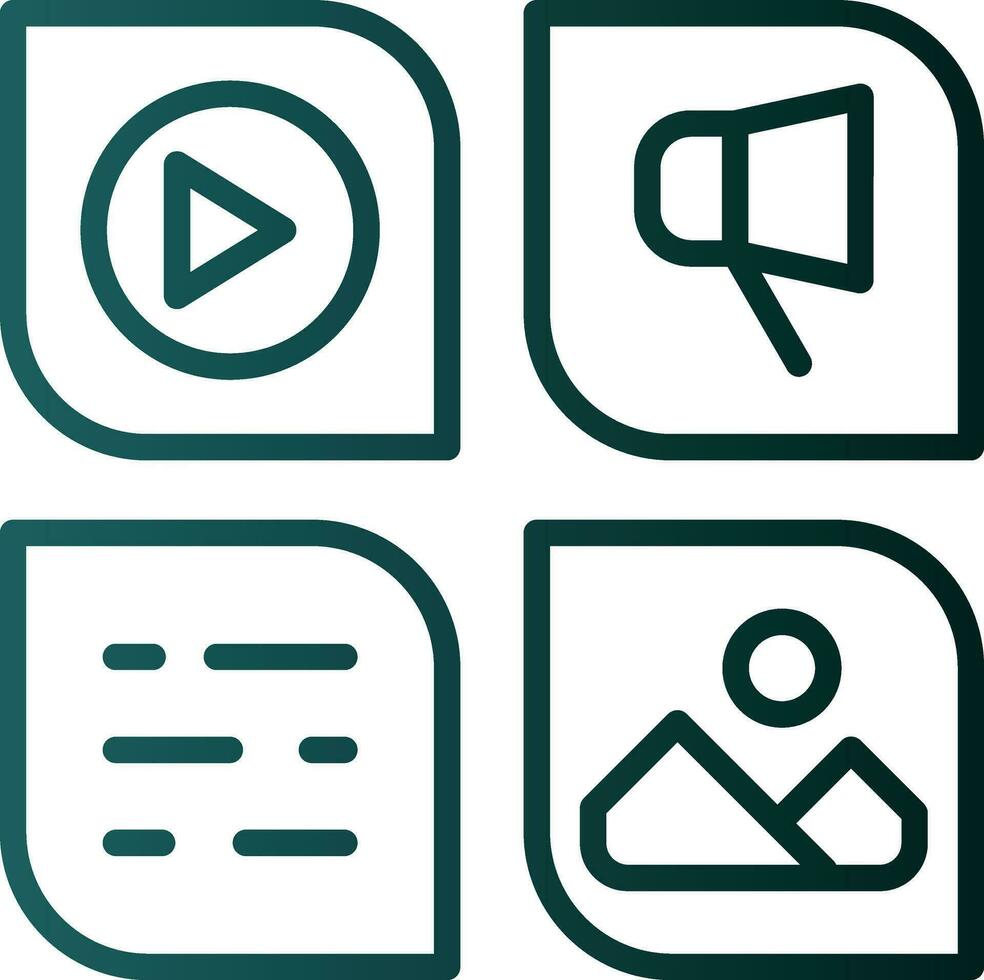 Social media Vector Icon Design