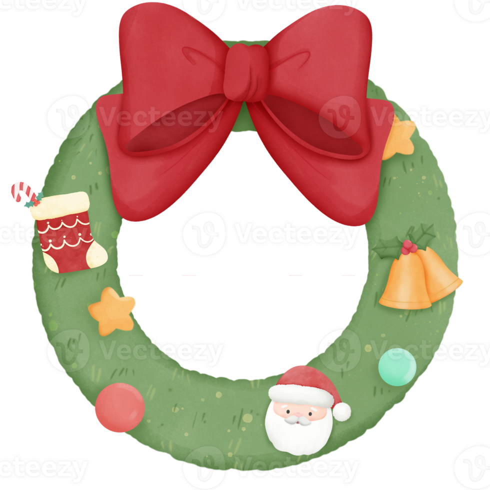 Watercolor Christmas decoration items 29102515 PNG