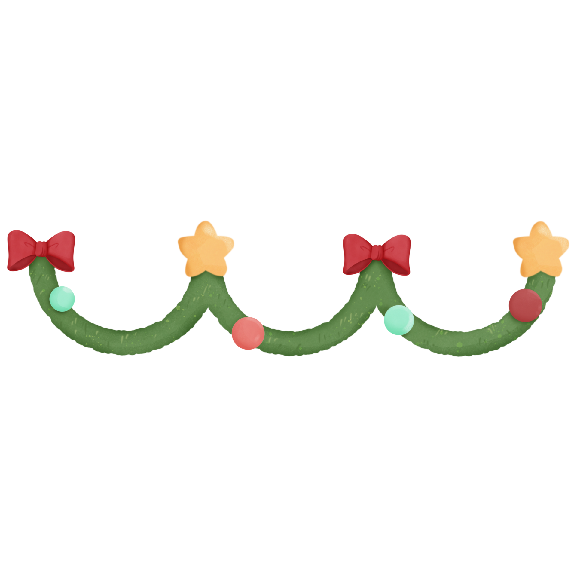 Watercolor christmas decoration items 29102519 png