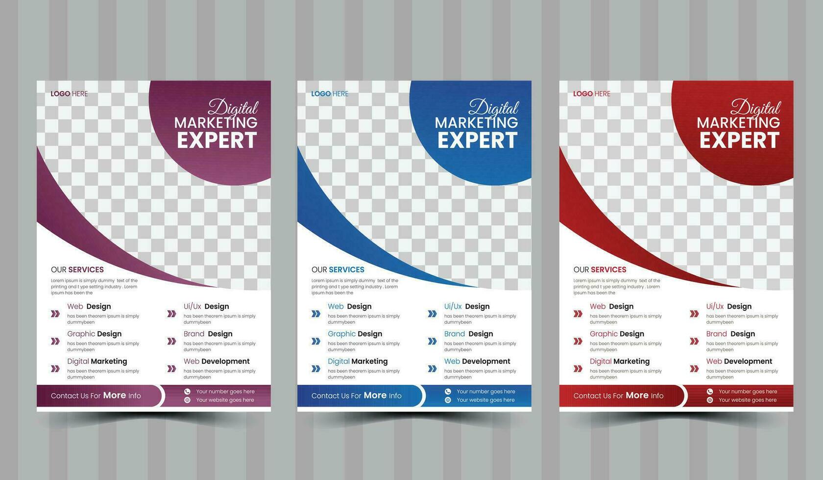 CREATIVE BUSINESS FLYER DESIGN vector