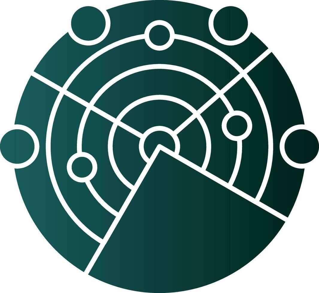 Radar Vector Icon Design