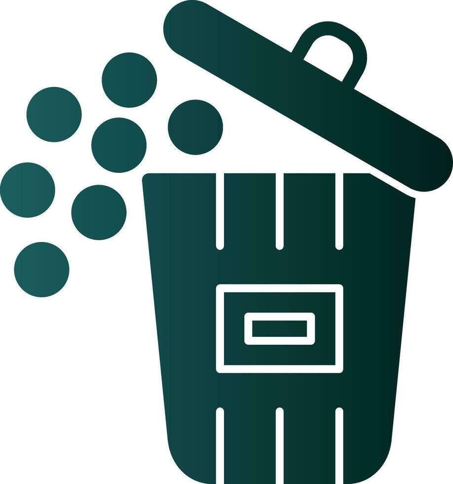 basura vector icono diseño