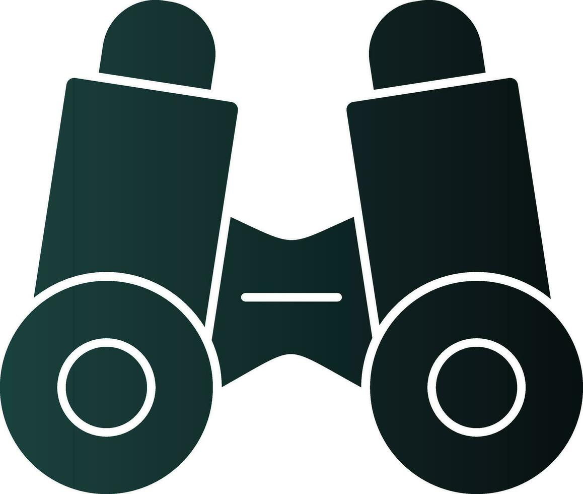 Binoculars Vector Icon Design