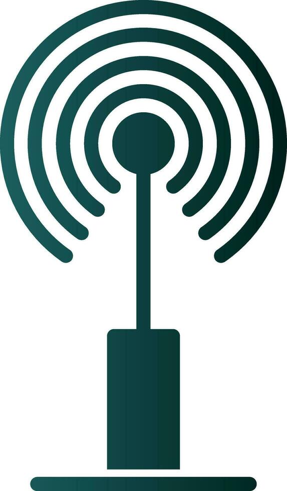 radio antena vector icono diseño