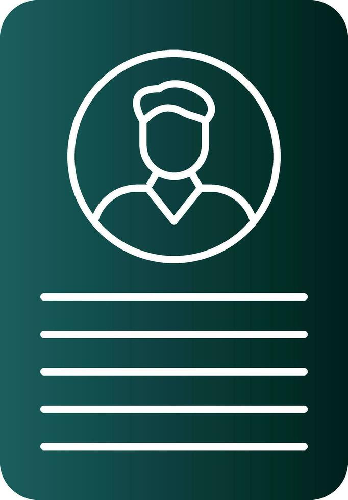 Profile Vector Icon Design