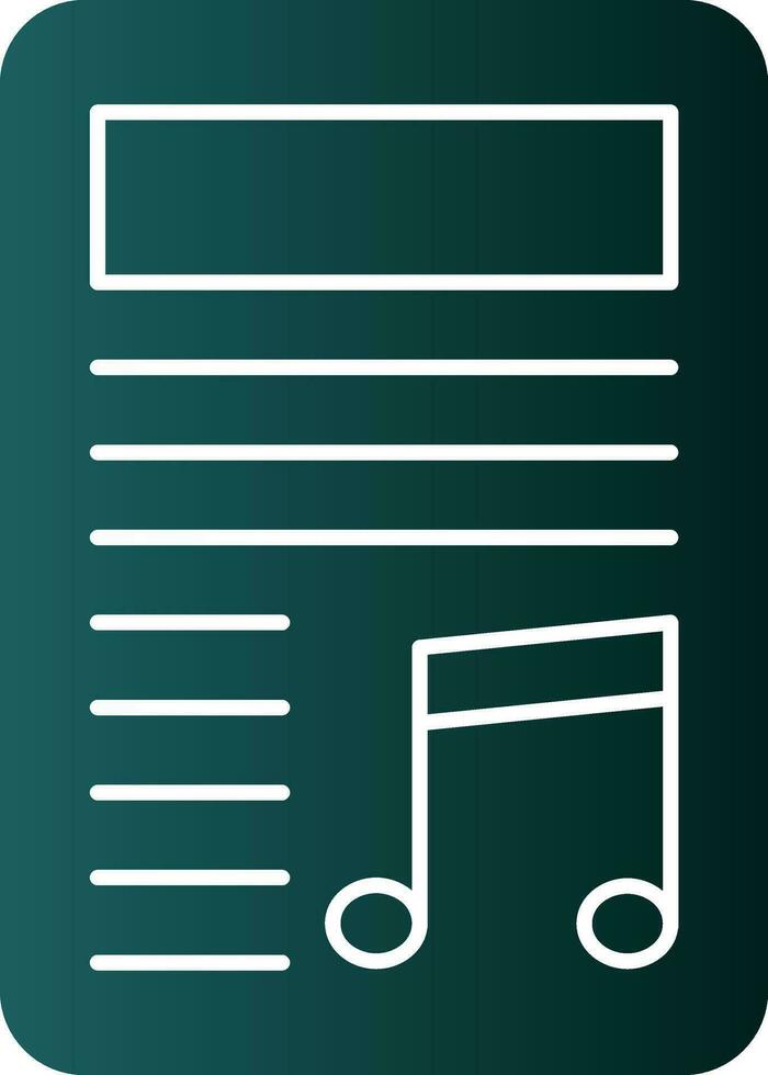 Playlist Vector Icon Design