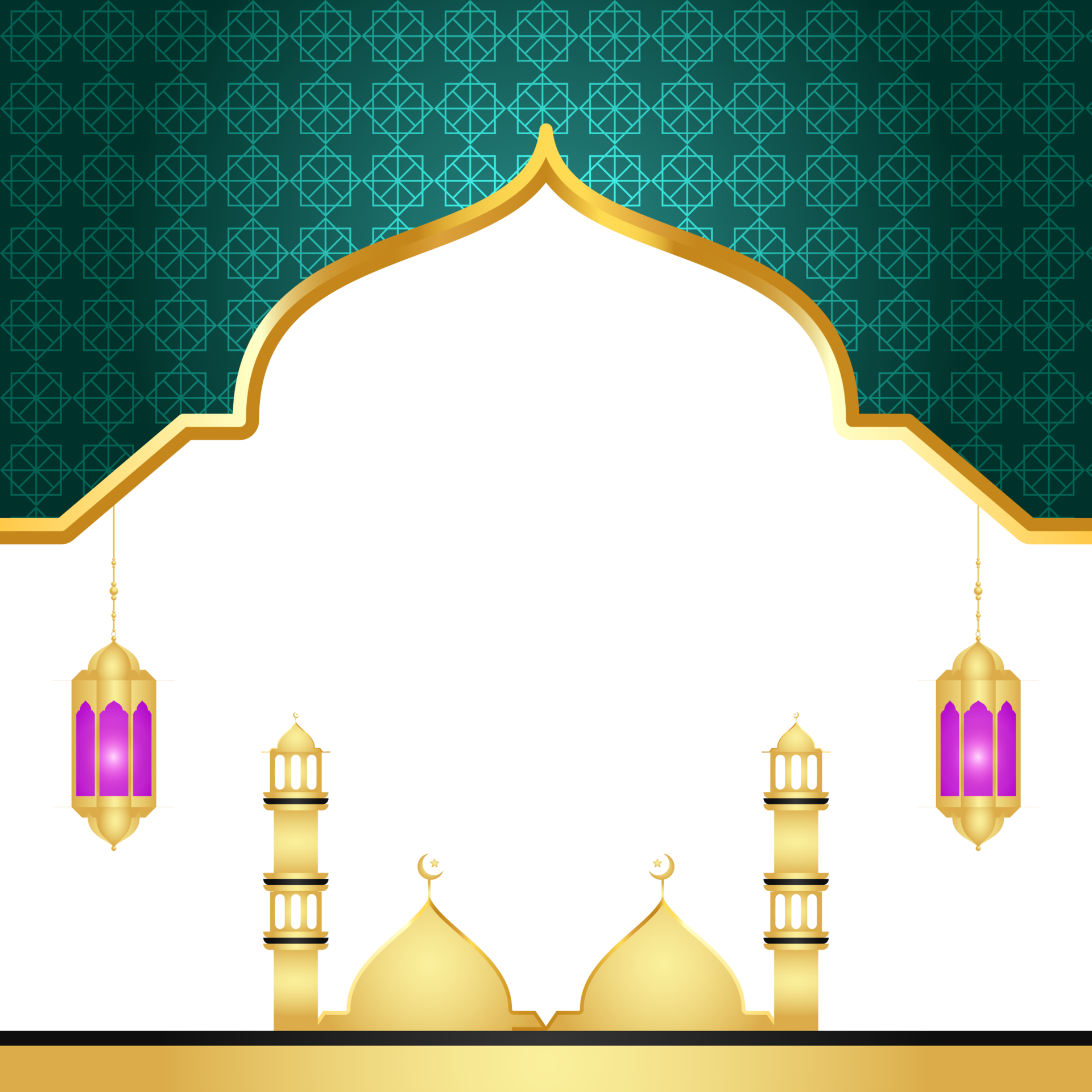 ramadan invitation card background