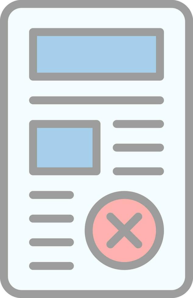 Delete Vector Icon Design