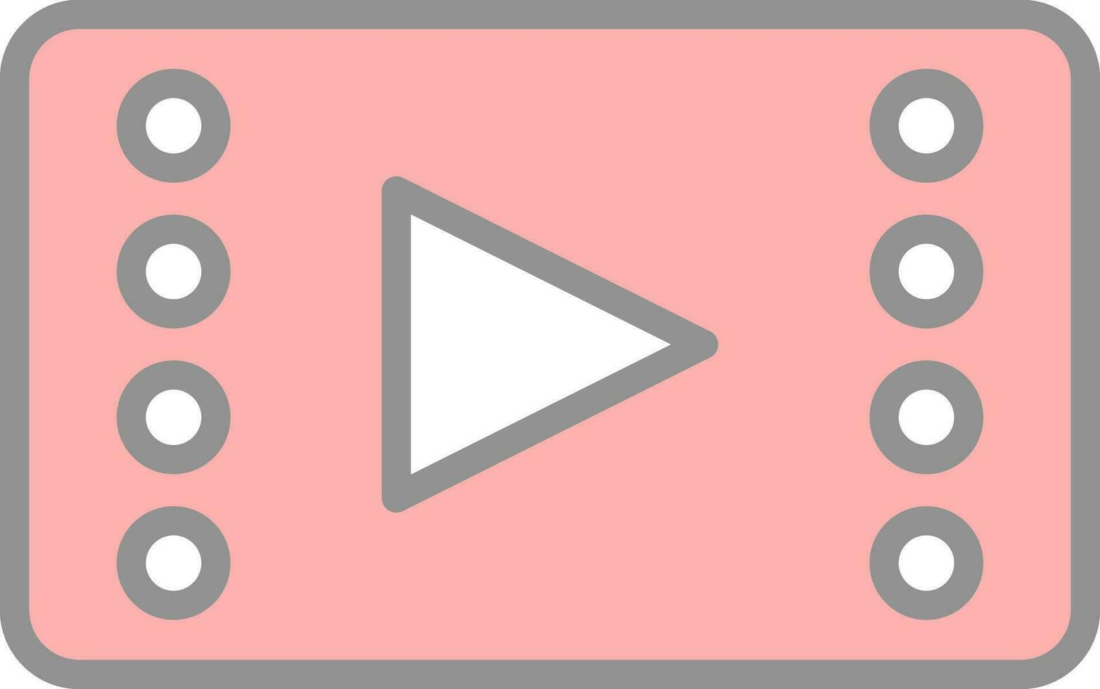 Video player Vector Icon Design