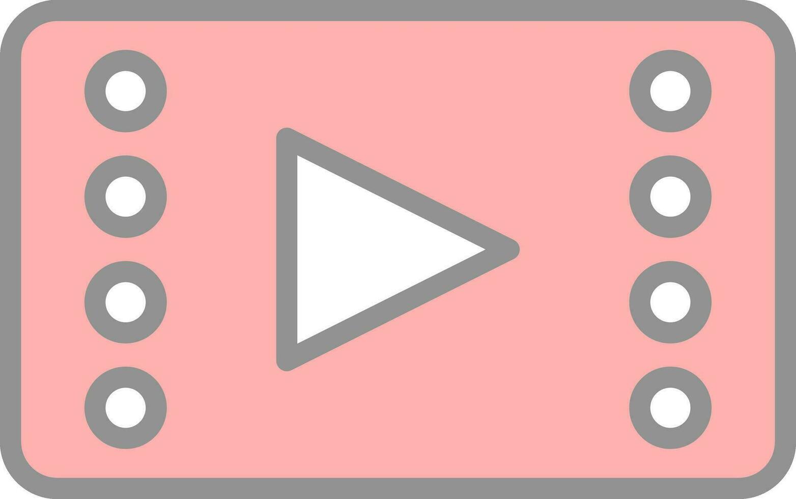 Video player Vector Icon Design