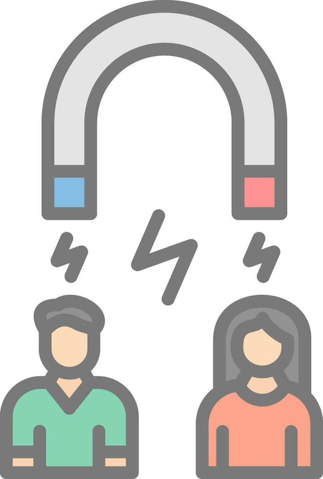 Attract Vector Icon Design