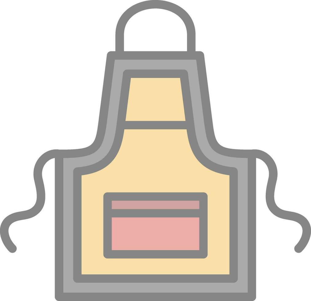 Apron Vector Icon Design