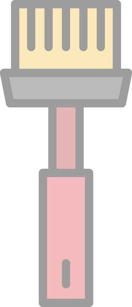 Basting brush Vector Icon Design