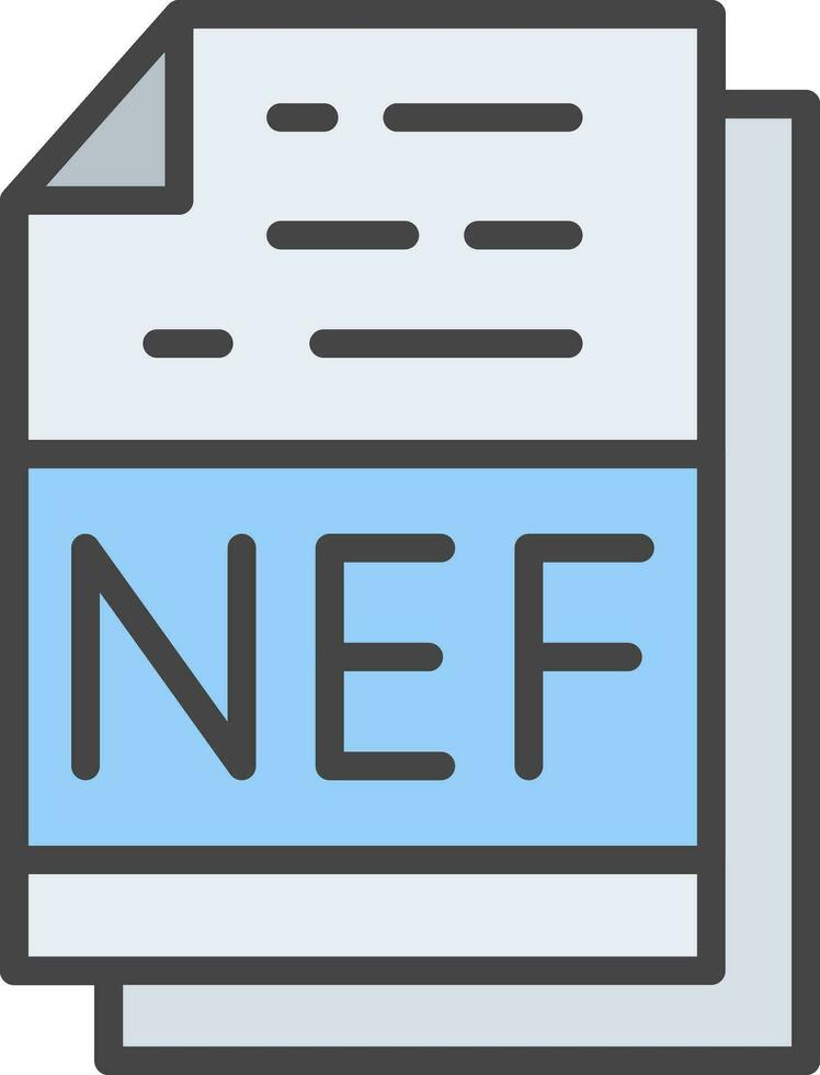 nef vector icono diseño