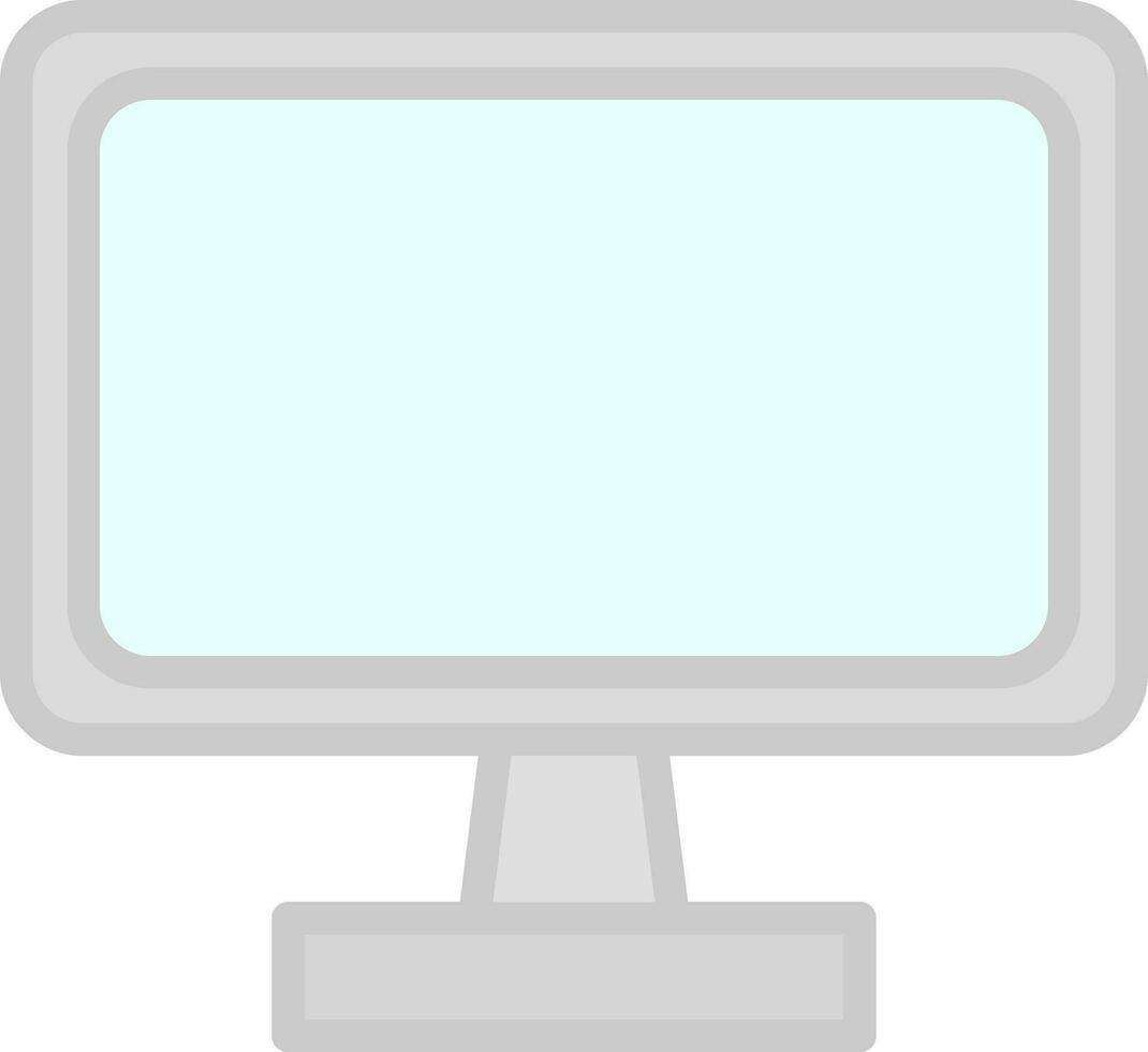 diseño de icono de vector de monitor