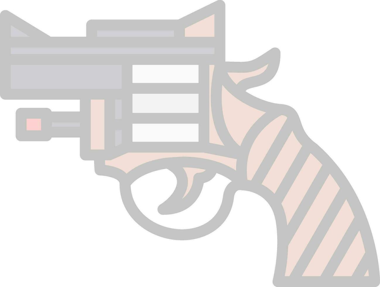 Revolver Vector Icon Design
