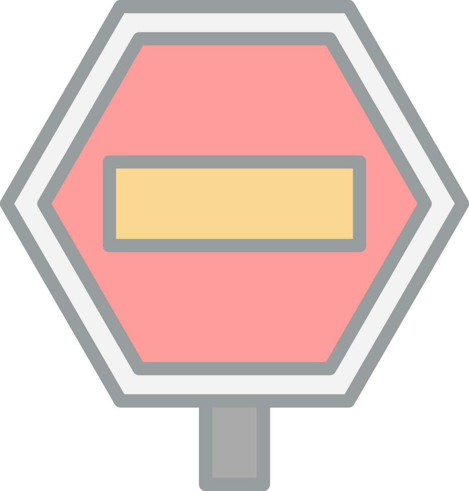 Road sign Vector Icon Design