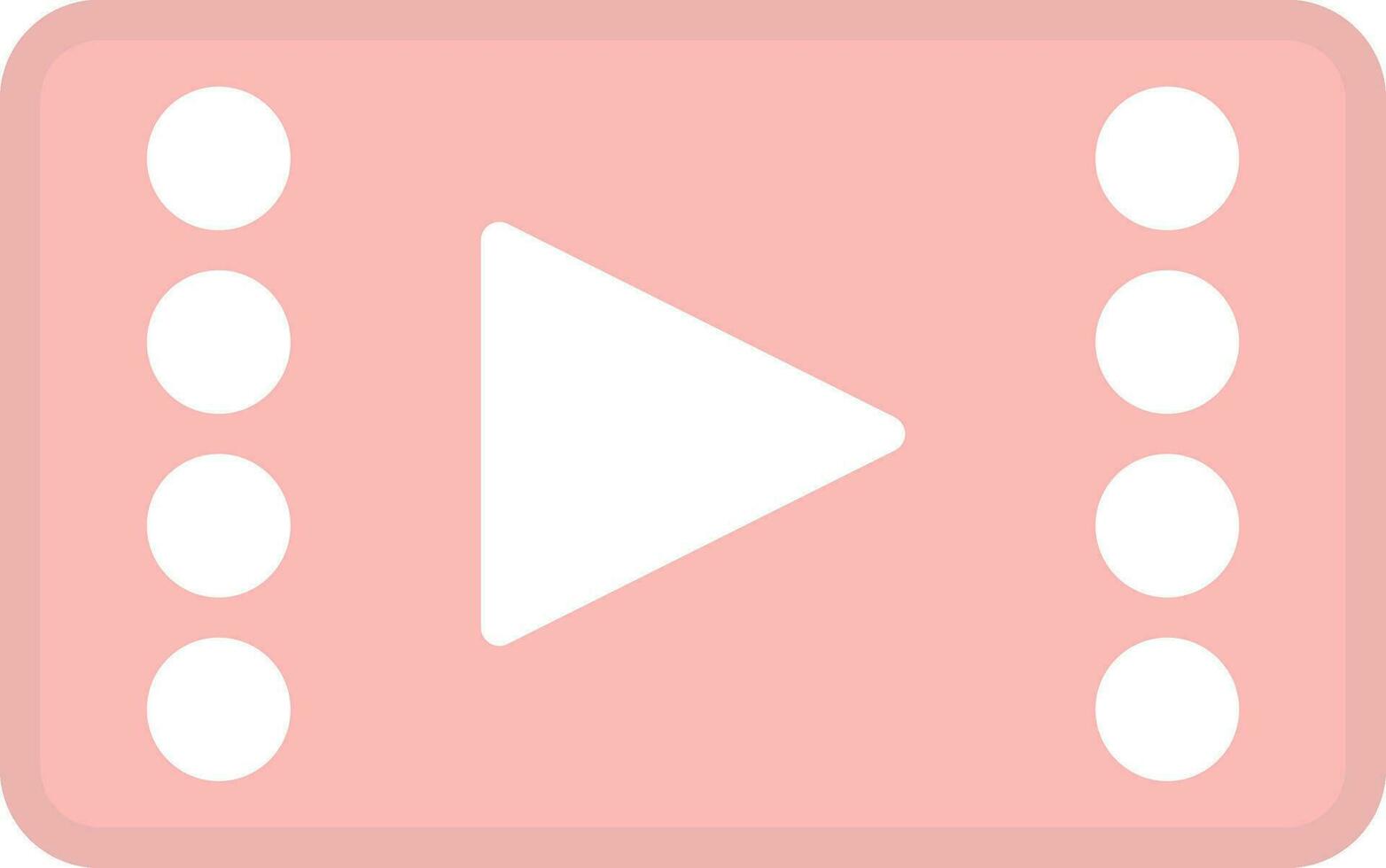 Video player Vector Icon Design