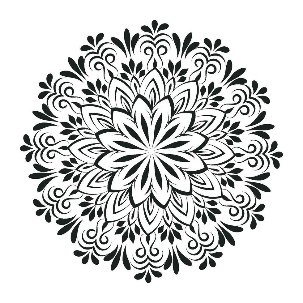 Beautiful Mandala art design for print vector