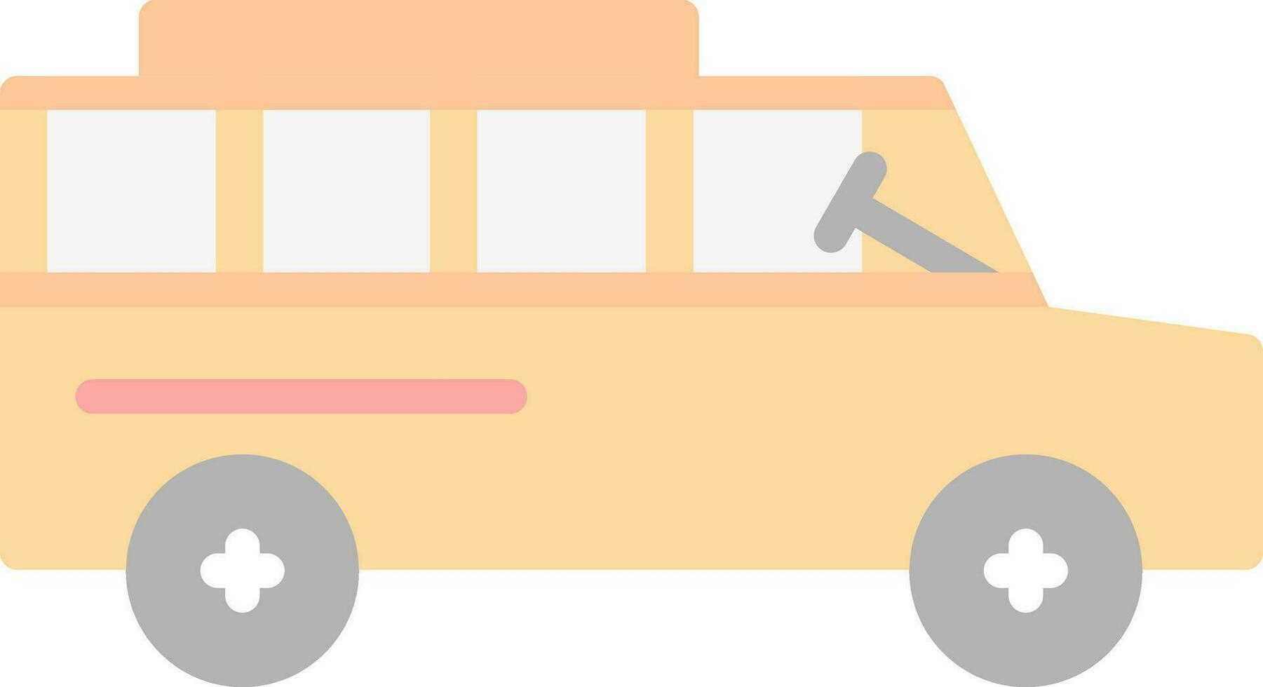 School bus Vector Icon Design