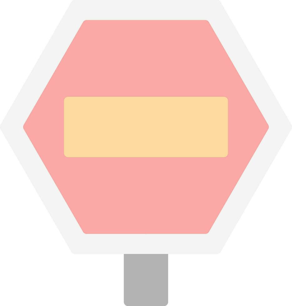 Road sign Vector Icon Design