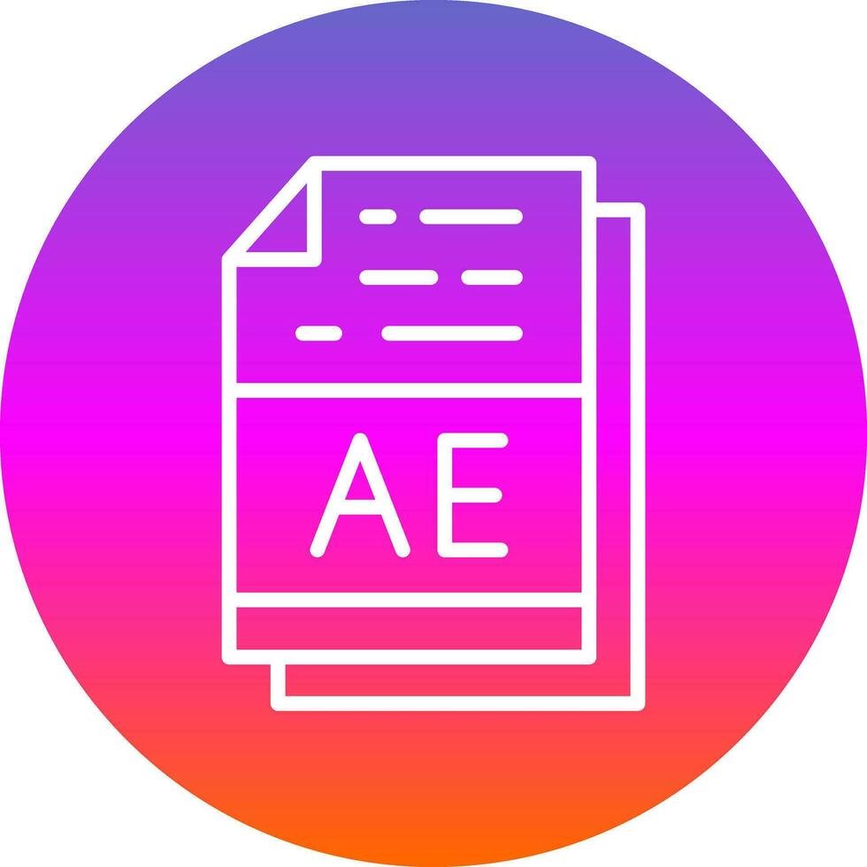 AE Vector Icon Design