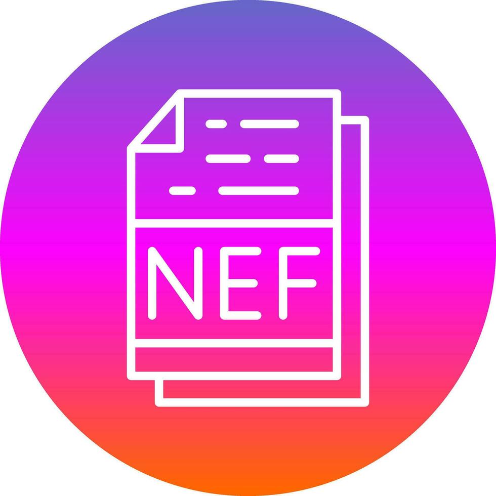 nef vector icono diseño