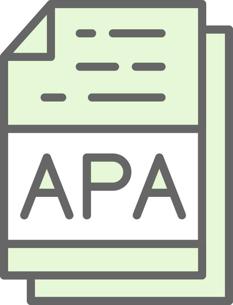 Apa Vector Icon Design