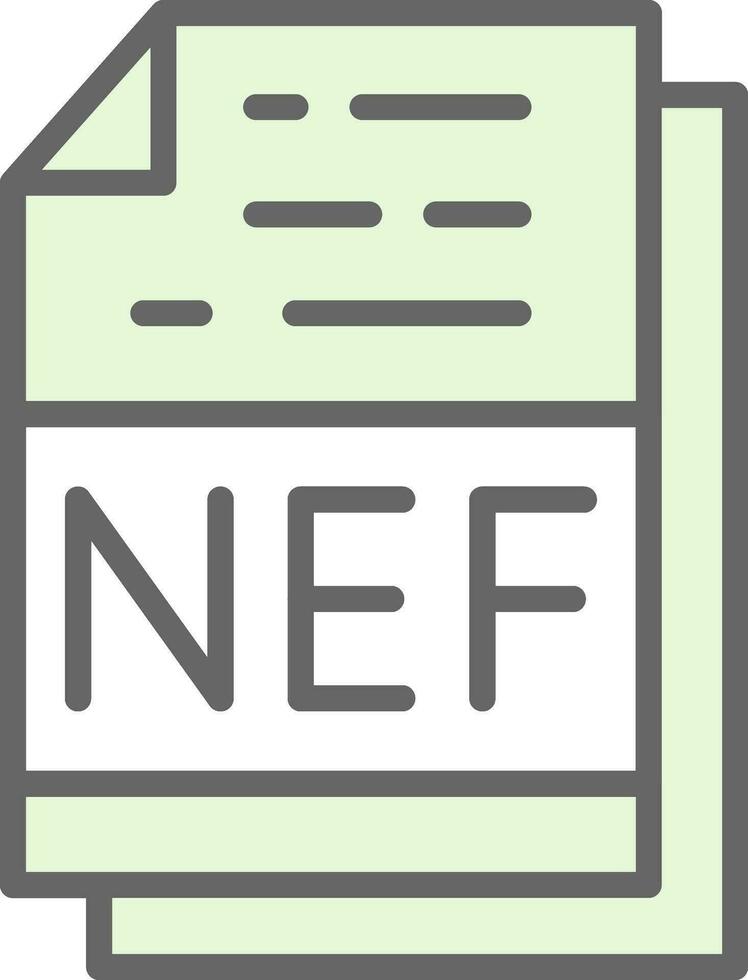 nef vector icono diseño