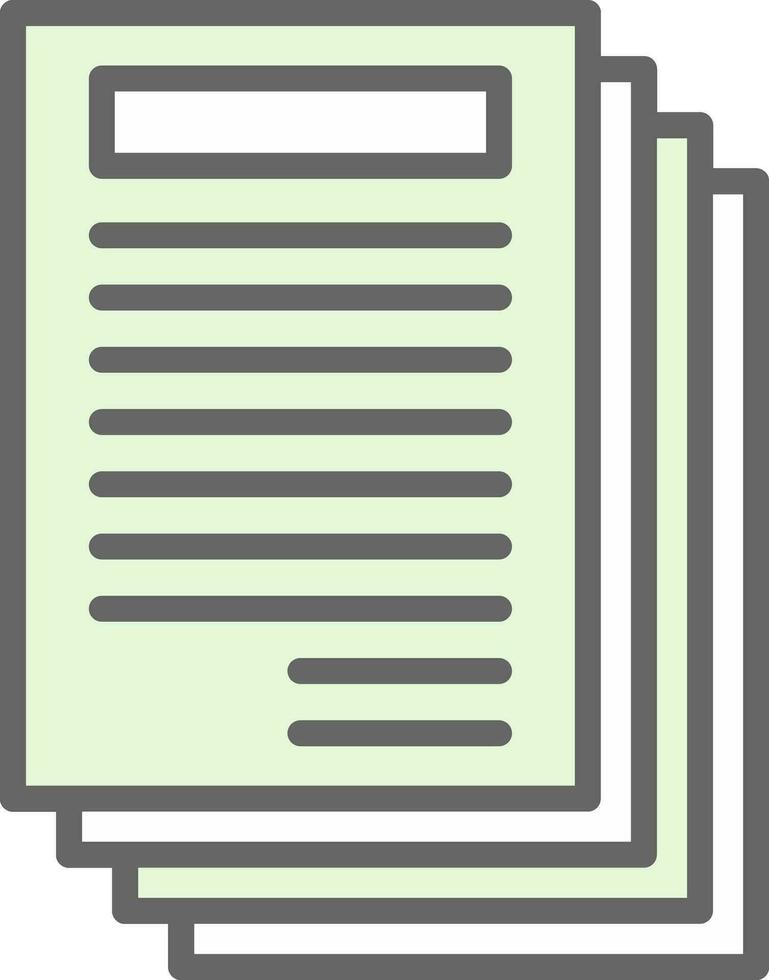 Files Vector Icon Design