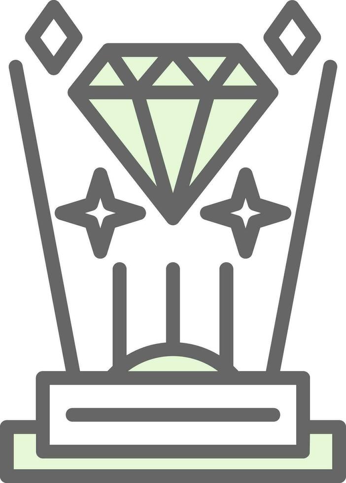 Hologram Vector Icon Design