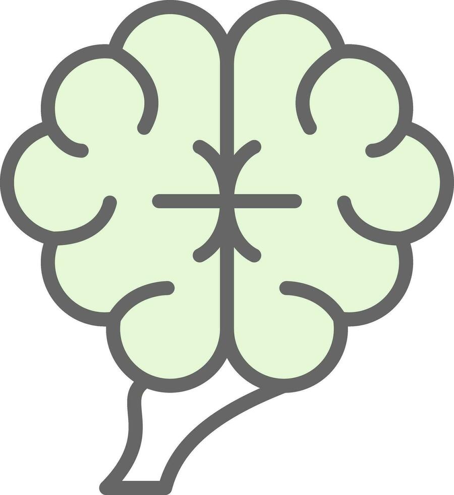 Human brain Vector Icon Design