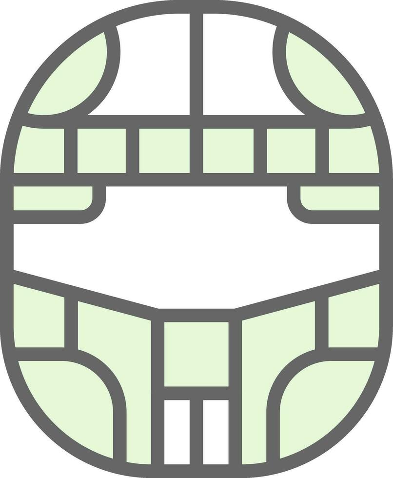 diseño de icono de vector de casco