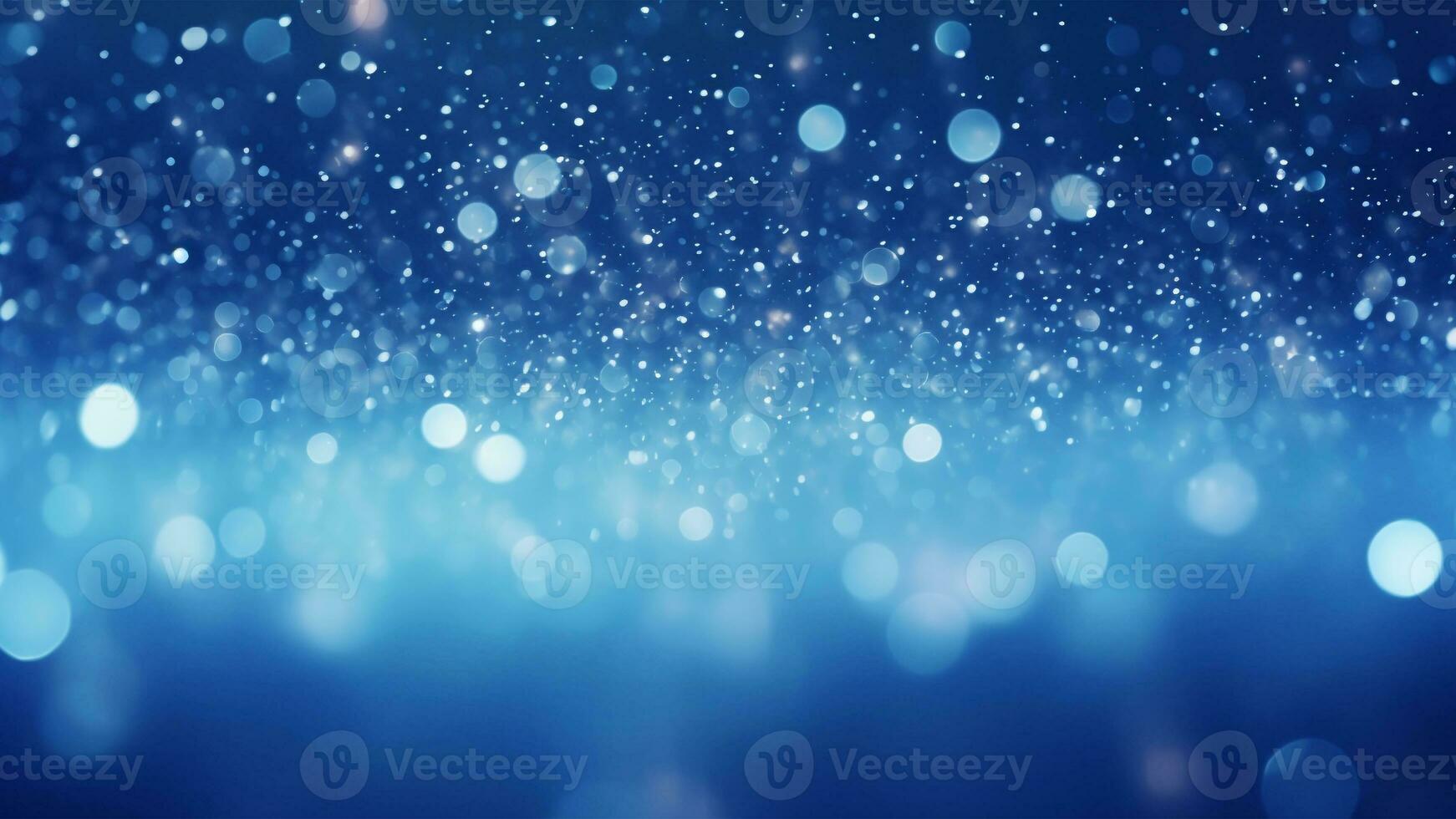 Abstract blur bokeh light blue for background. Generative ai. photo