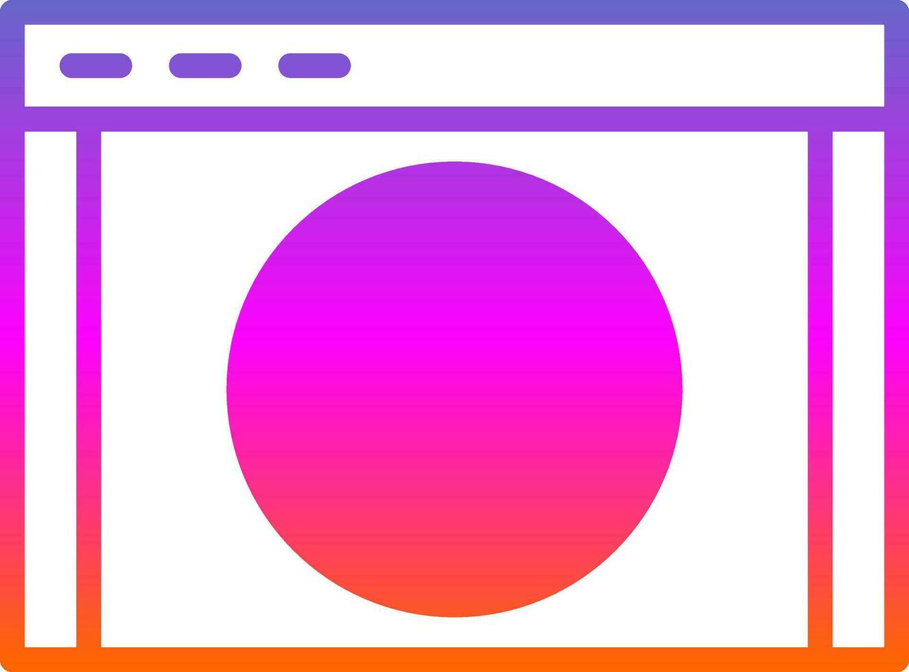Website Vector Icon Design