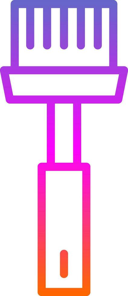 Basting brush Vector Icon Design